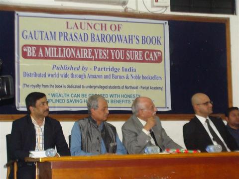 The book launch